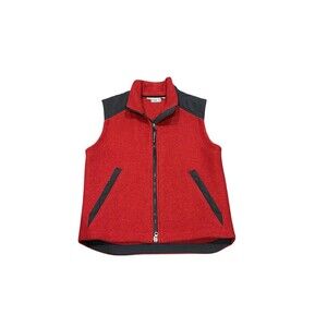 Ibex Womens Vest Full Zip Wool Size medium Outdoor Hiking Nature gorpcore USA